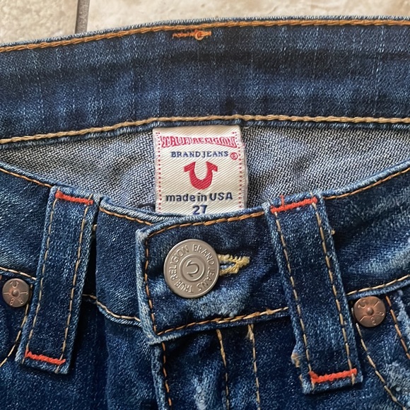True Religion Jeans at there finest! Size 27 Color : Dk Wash - Picture 2 of 6